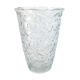 Ancient vase made of chiseled glass