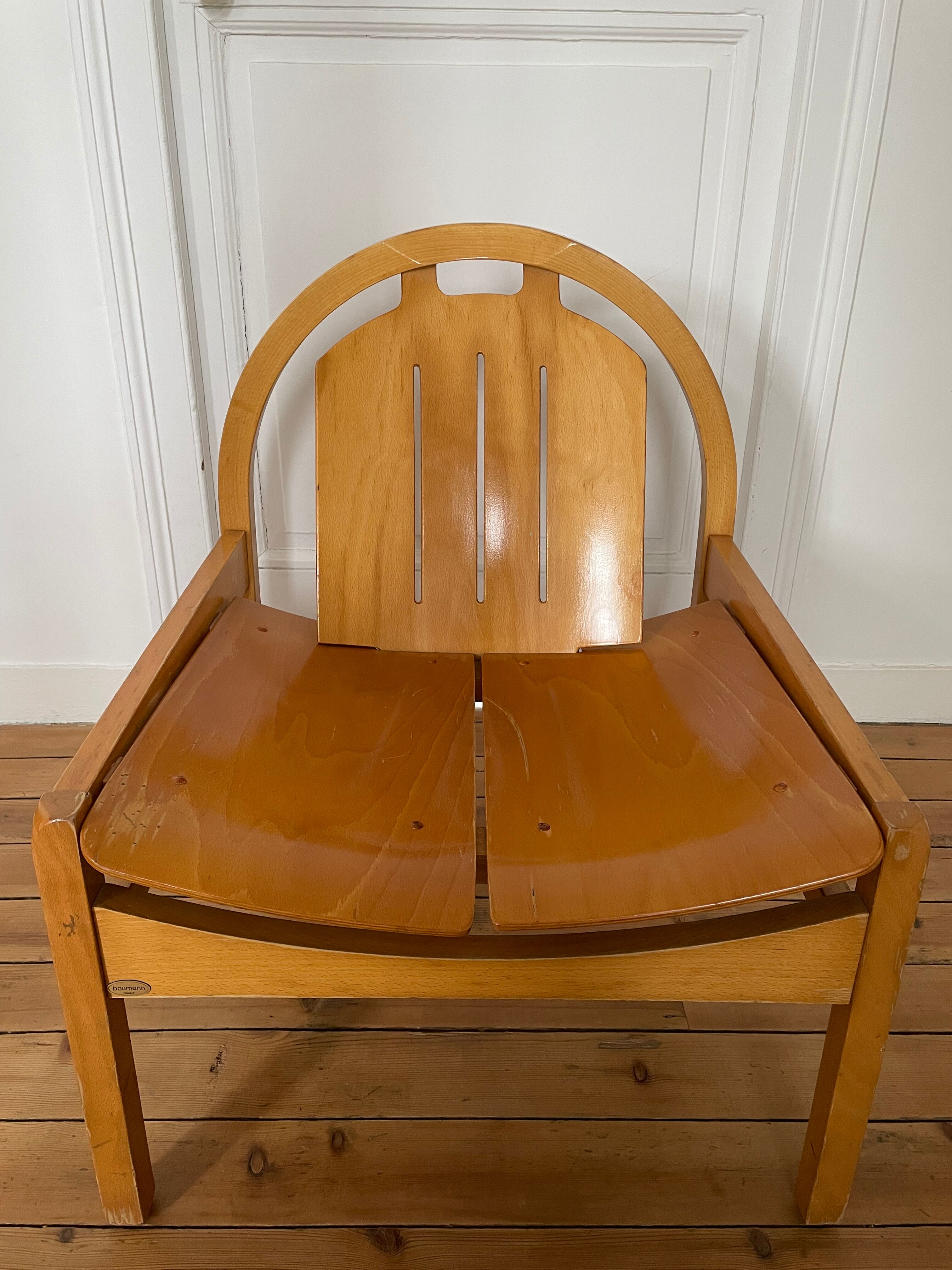 Pair of Baumann lounge chairs, Argos models