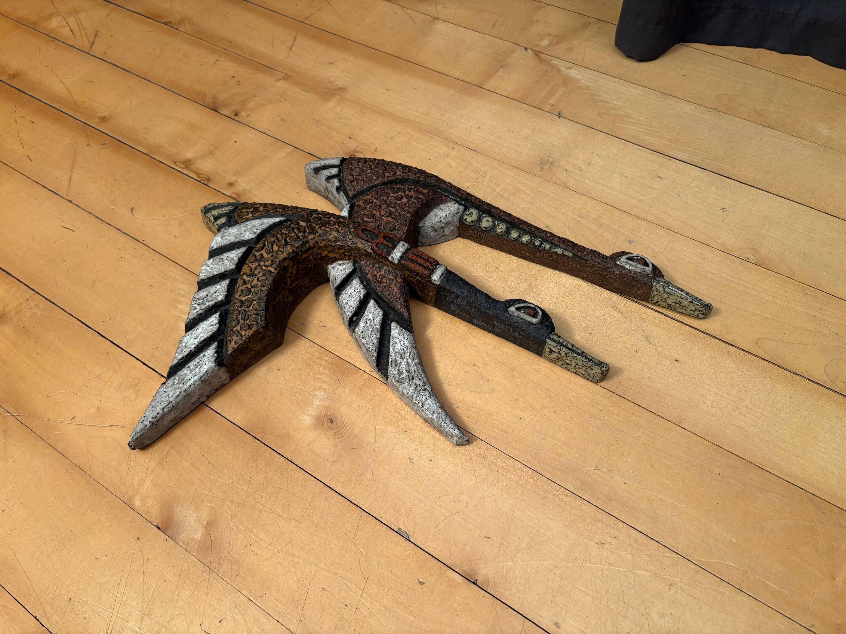 Ceramic wall decoration designed by Joop Puntman, AMHA, Netherlands, 1950s/