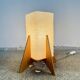 Rocket Desk Lamps In Wood & Glass Crystal By Pokrok Zilina, Poland 1970S