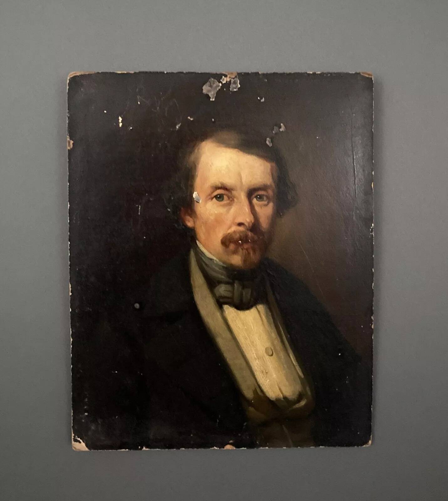 19th Miniature Portrait of Napoleon III