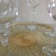 Set of six vintage stemmed glasses from the 60s-70s