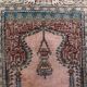 Turkish silk rug shabby vintage, 128x79cm tribal clearance 2510