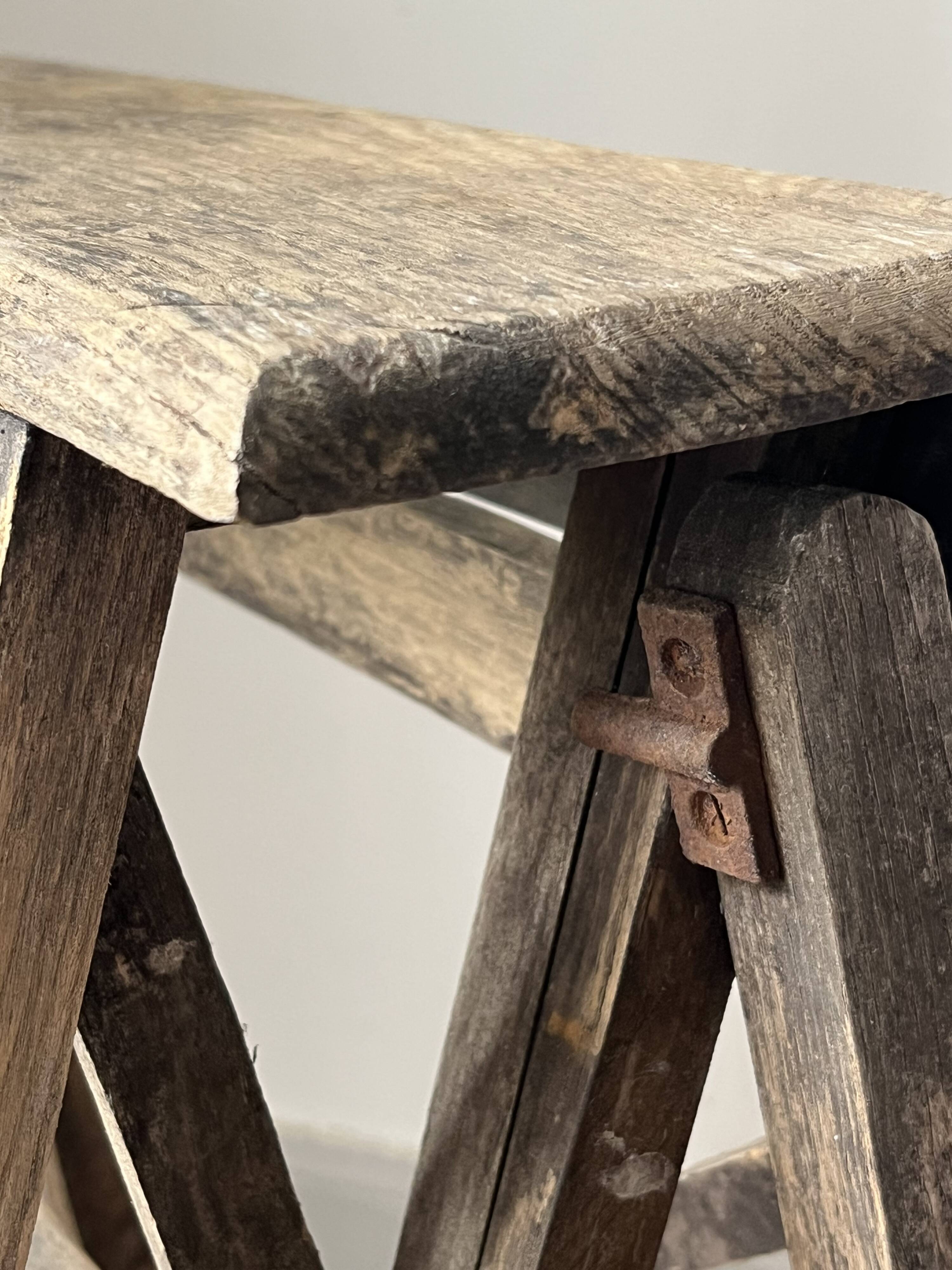 Old step ladder, decoration