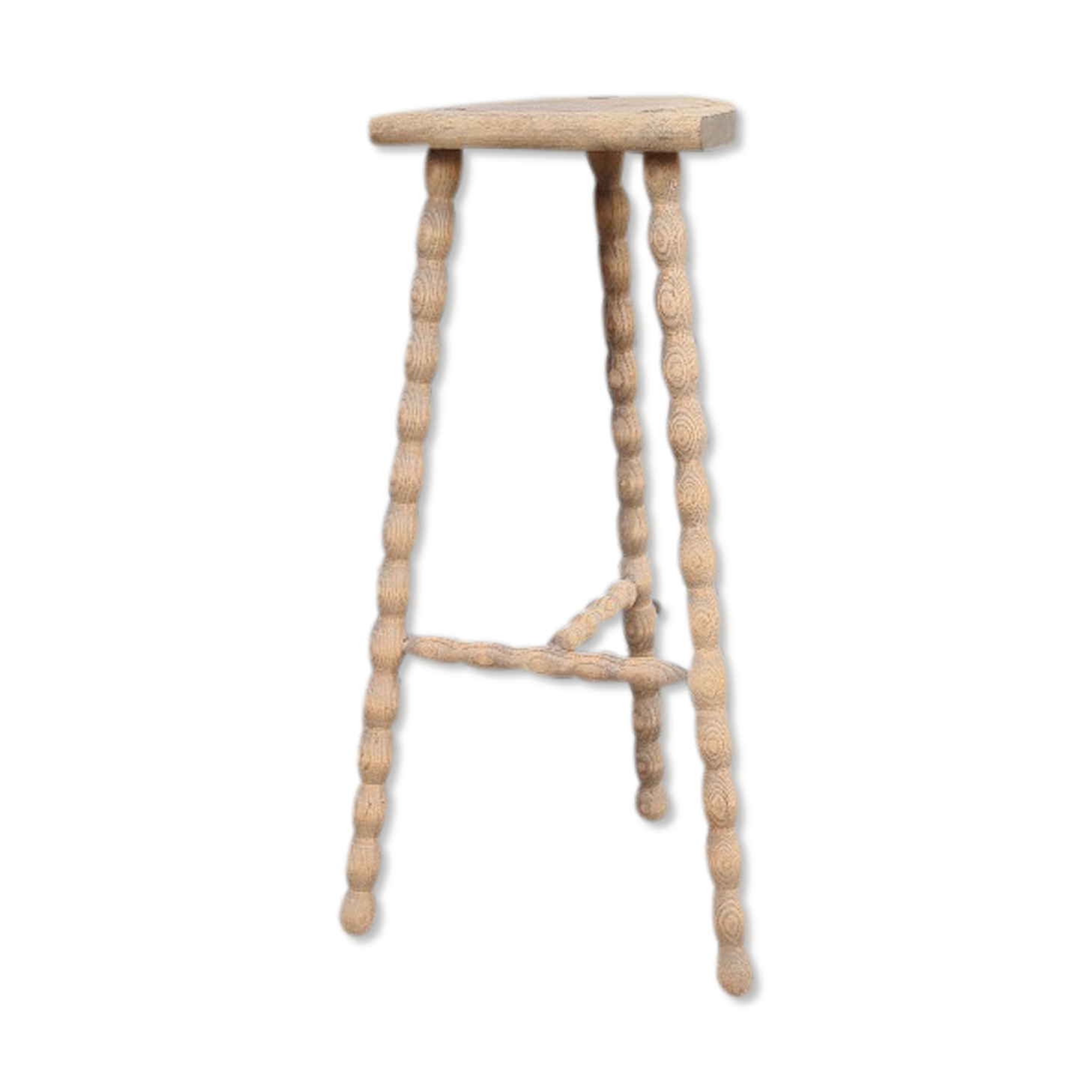 Oak tripod stool