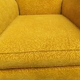 Pair of mustard club chairs