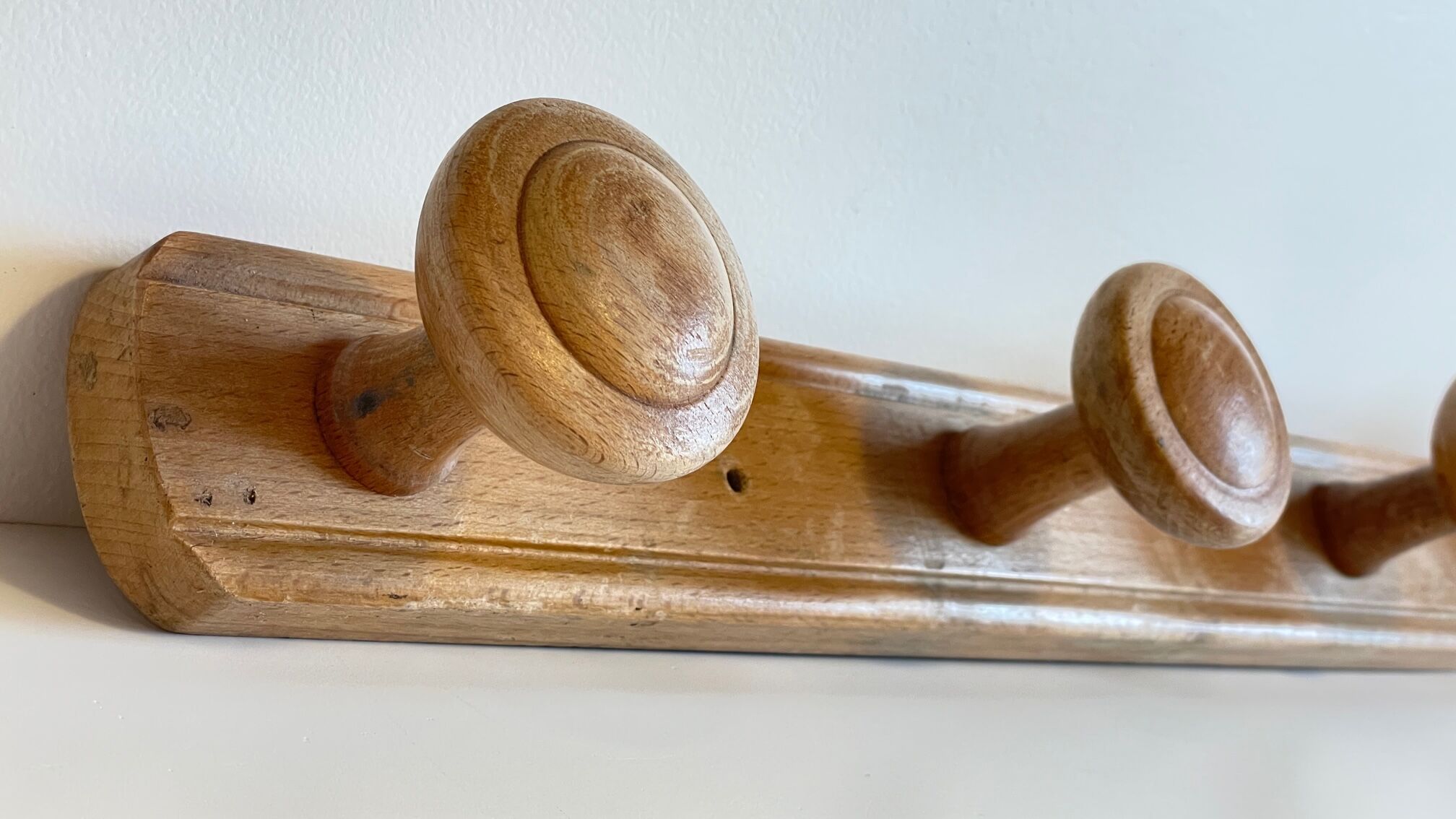 Wooden hooks years 30