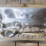 Old cutlery set for salad