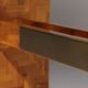 Max Papiri side table in woven banana wood and smoked glass – A sculptural modern classic