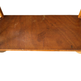 Etagère murale vintage 1960 bambou osier