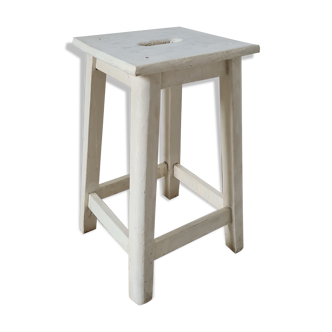 Tabouret de ferme shabby chic