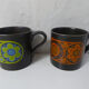 Lot de 2 mugs anglais Staffordshire vintage