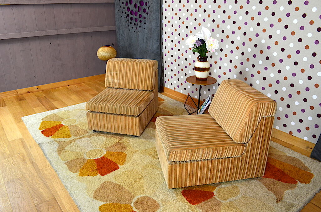 Pair of vintage armchairs 1970s