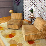 Pair of vintage armchairs 1970s