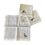 Embroidered linen towels