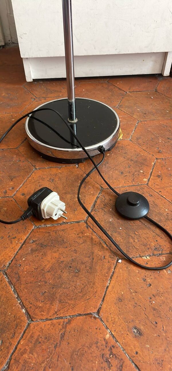 Lampe sur pied des années 50 - lampe debout/lampe de sol