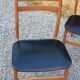 Set of 4 Scandinavian-style teak chairs from the 1970s.