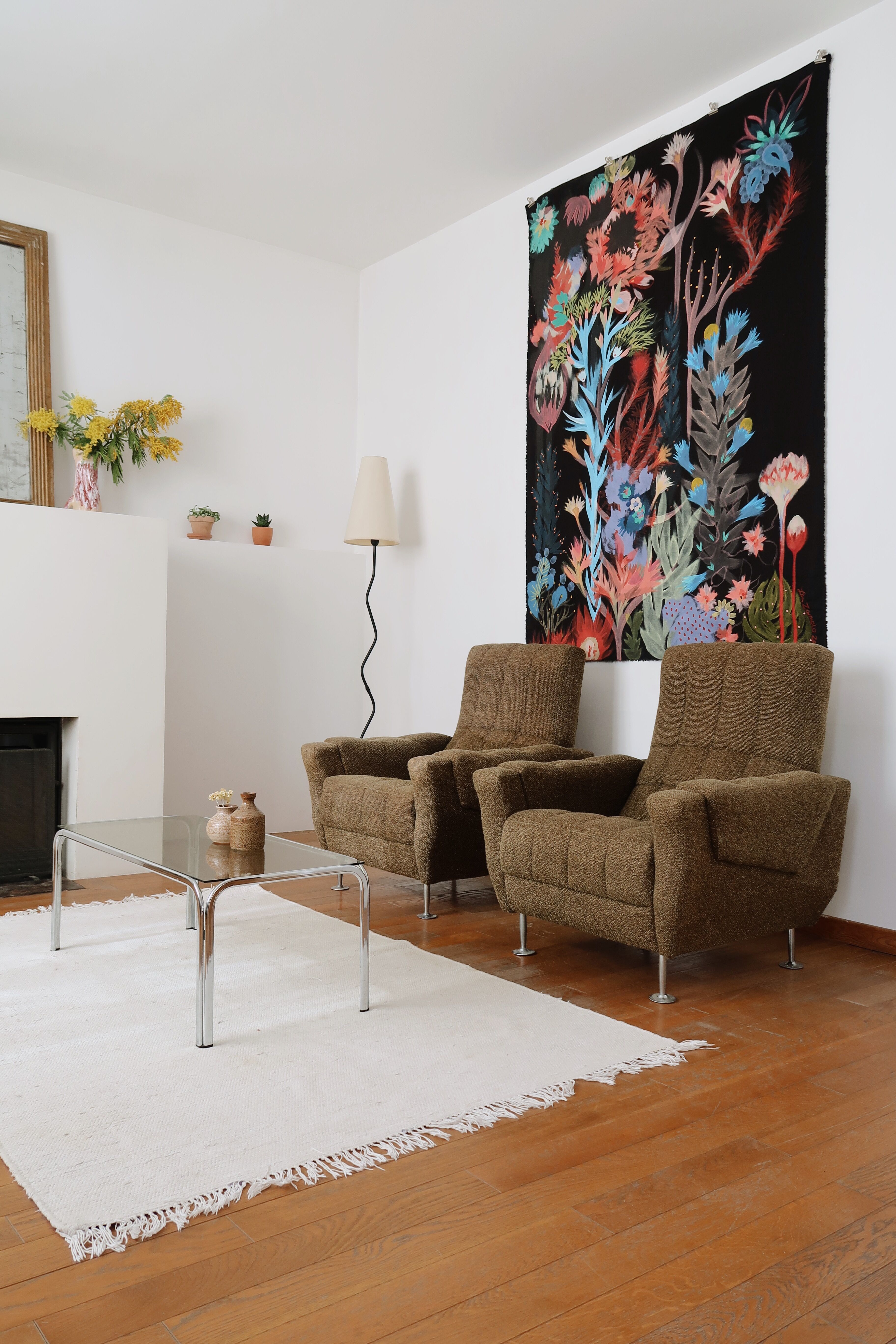 Pair of art deco armchairs