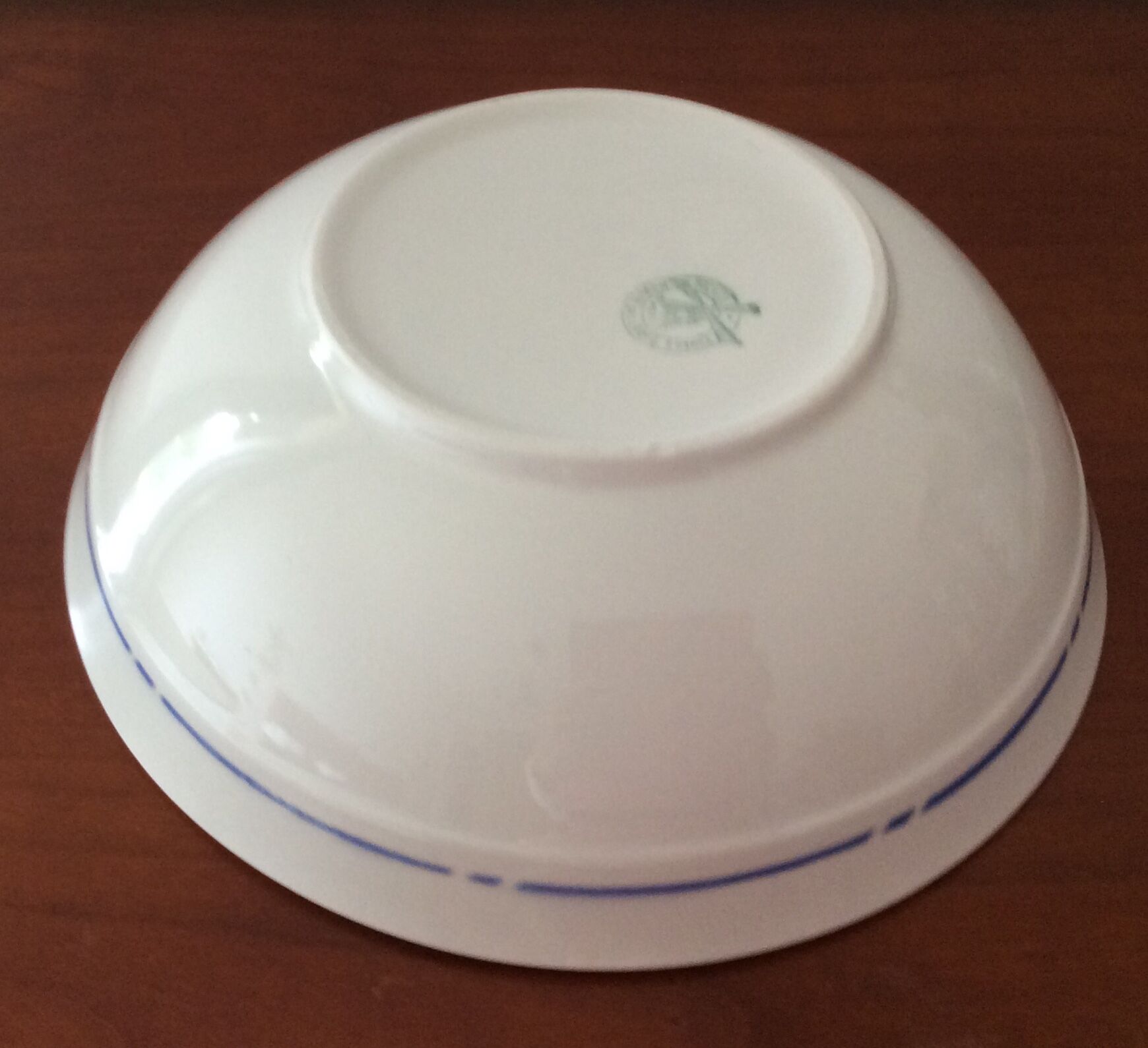 Old hollow dish Moulin des Loups Orchies Blue decorations