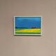Original Swedish Oil on Canvas – "Approaching Storm" by Astrid Larje – Signed – Vintage and Framed – 43 × 30 cm (16.9" × 11.8")