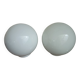 Paire d'abat-jour boule en opaline