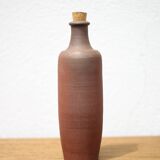 Vintage terracotta bottle, decorative bottle, pottery