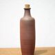 Bouteille en terre cuite vintage, bouteille décorative, poterie