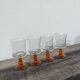 Verres à pied ambrés
