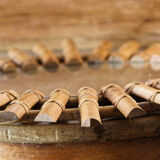 Rattan sun mirror