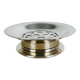 Coquillor silver metal butter dish