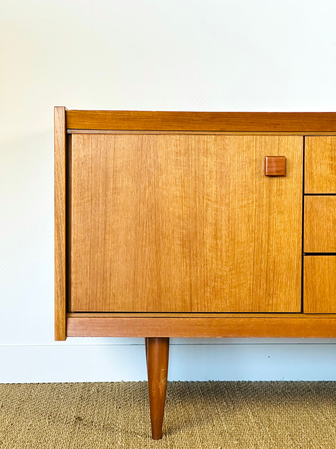 Scandinavian teak sideboard from the 1960s.