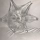 Former center of table crystal Lorraine France shape star vintage cup