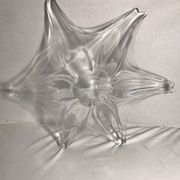 Former center of table crystal Lorraine France shape star vintage cup