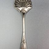 Spoon sprinkled solid silver Louis XV style hallmark neck neck circa 1900 SB