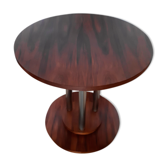 Table gueridon art deco in rosewood, 30s
