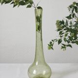 Vintage Biot bubble blown glass soliflore vase