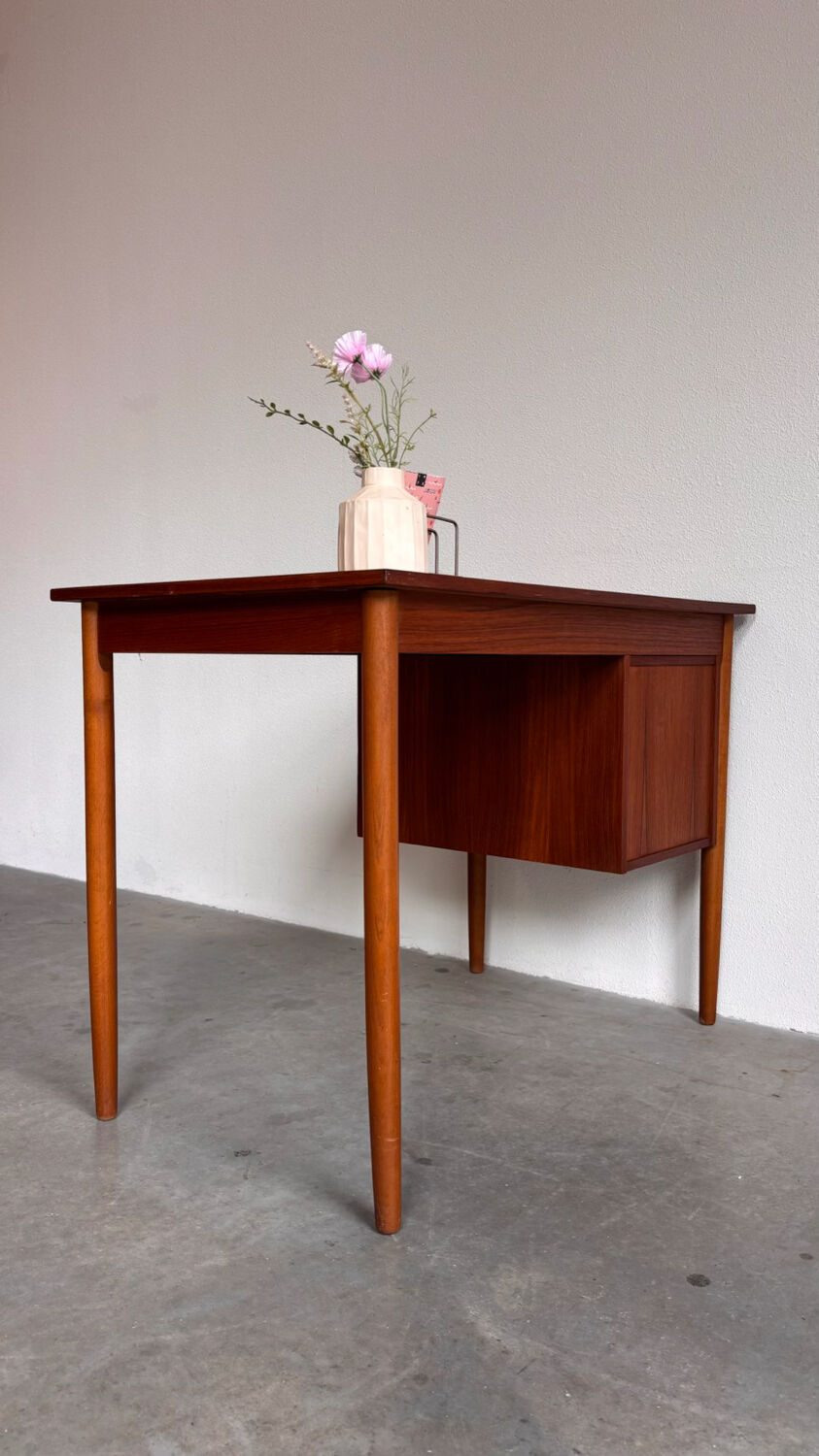 Small vintage Danish desk teak