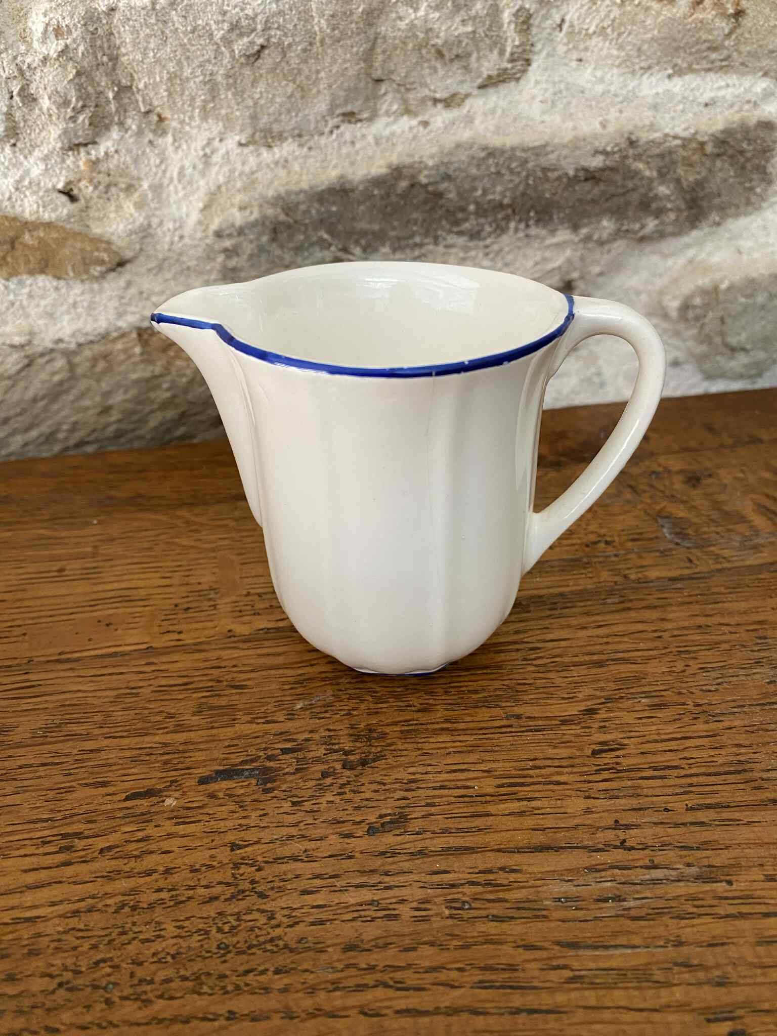 Lot of 3 Badonviller and K&G Lunéville creamers