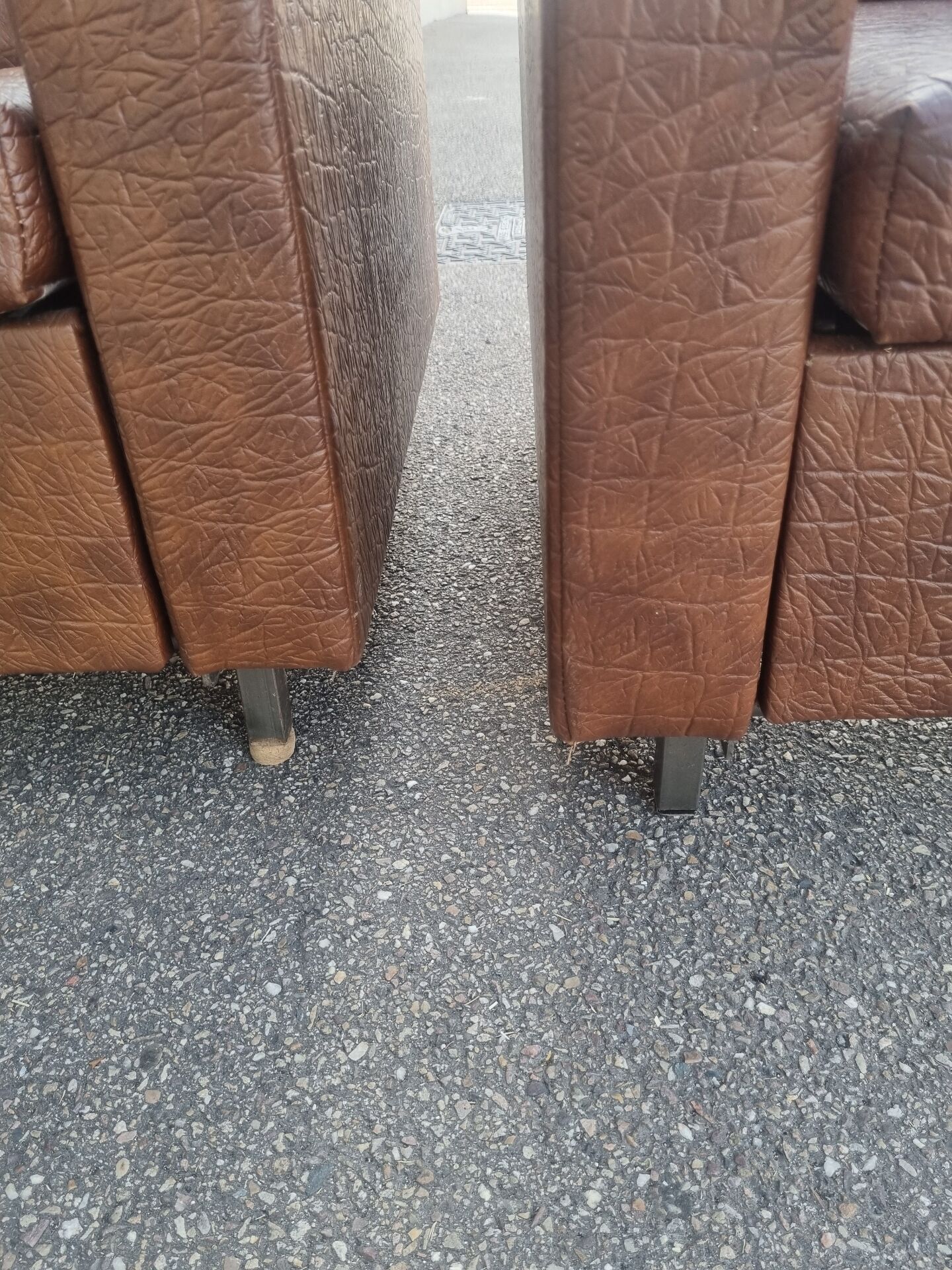 Pair of vintage sofa beds
