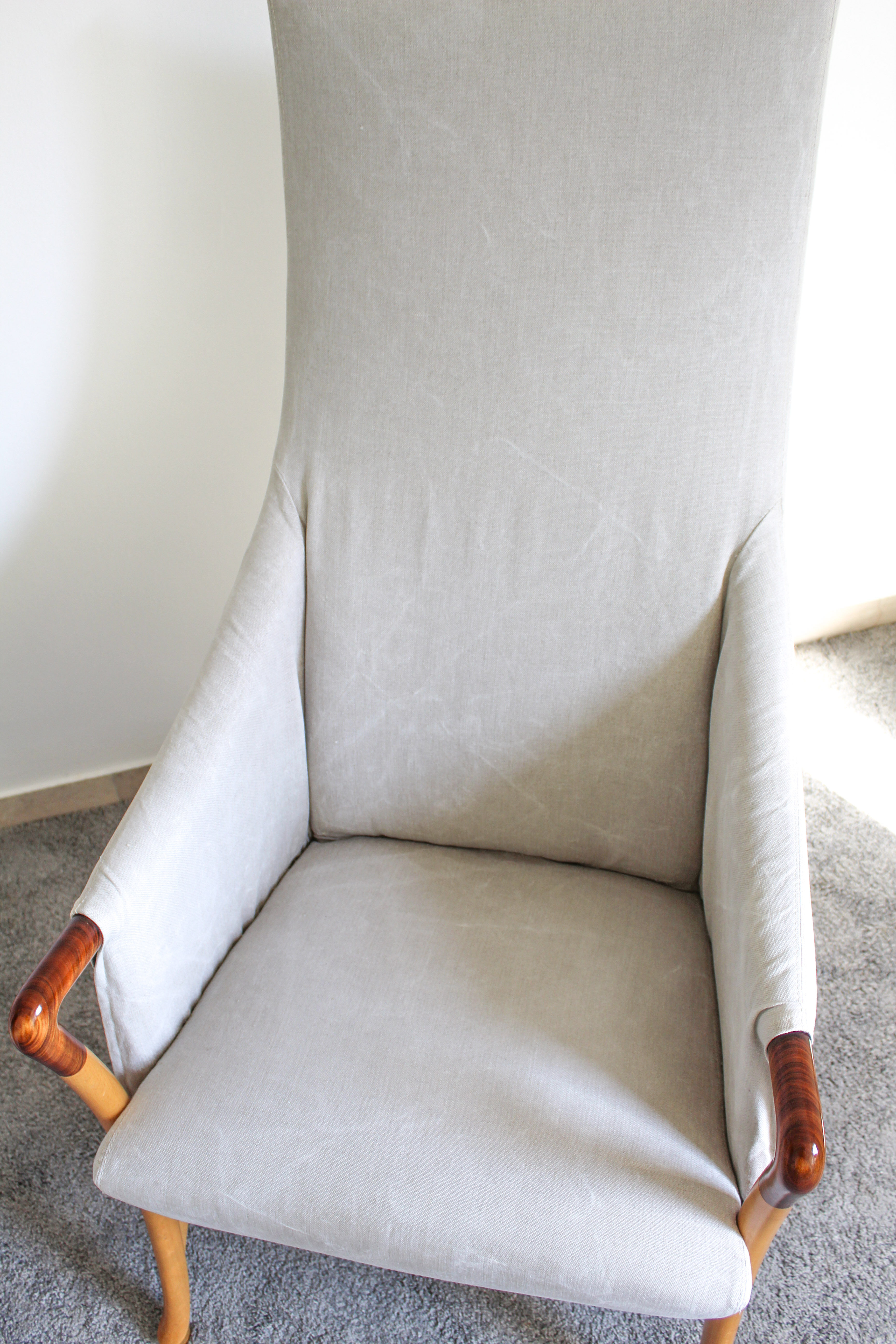 Pair of Armchairs "Progetti" Umberto Asnago for Giorgetti, signed, italy 1980s