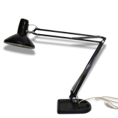 Lamp architect 70s, black Ledu type 231