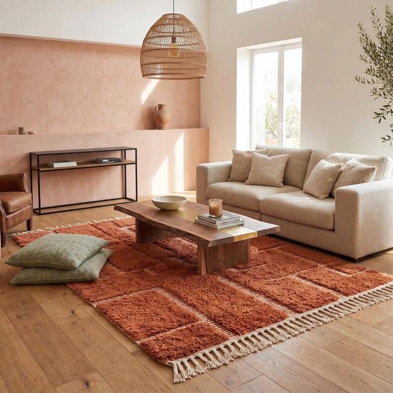 Handmade traditional pure wool rug size 1.5/2.5 m