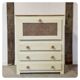 Vintage chest of drawers with 3 drawers and a flap