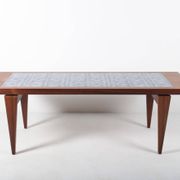 Table basse danoise en palissandre et céramique