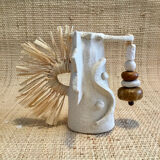 Sandstone candle holder