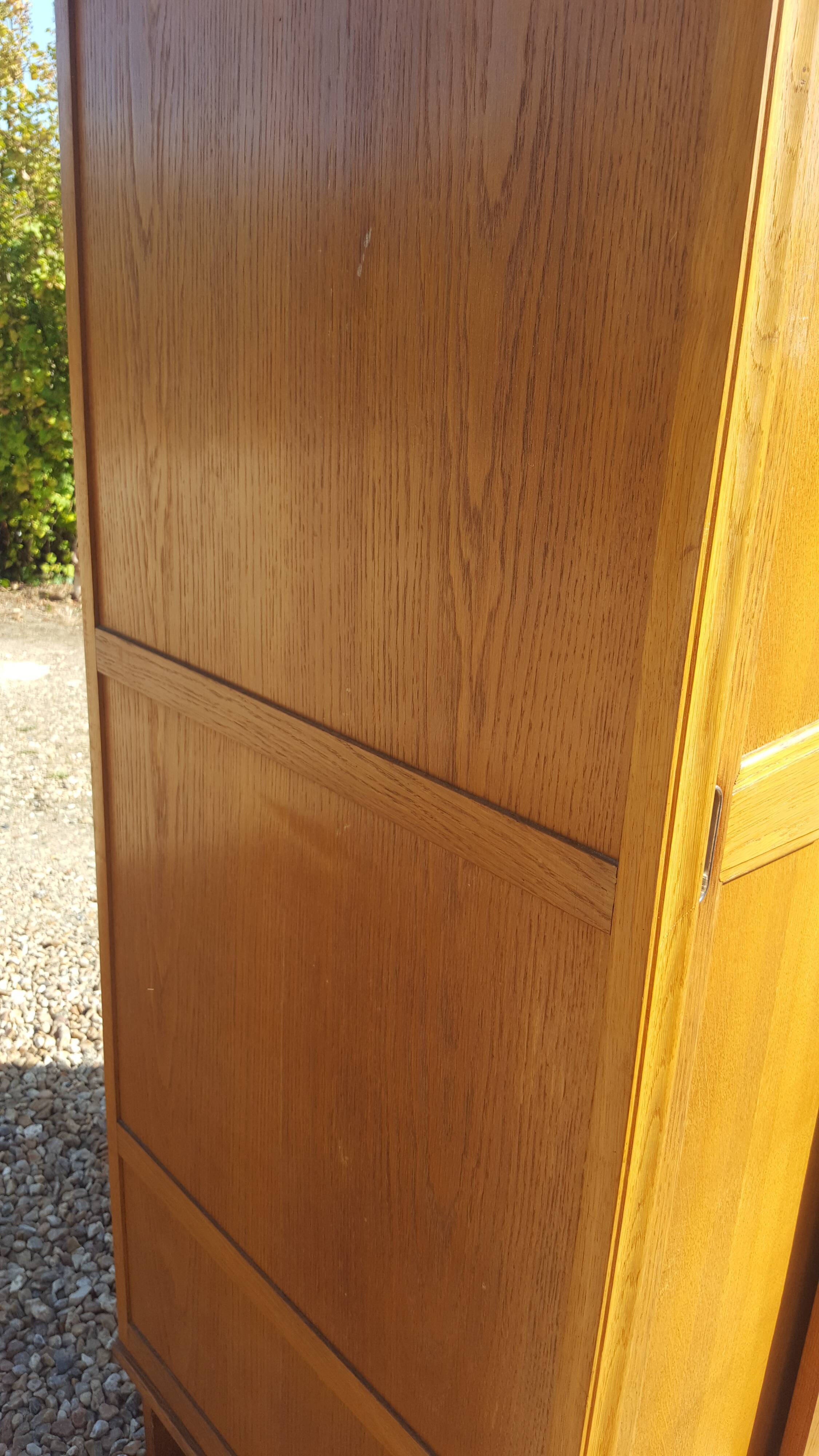 Scandinavian vintage cabinet sliding doors