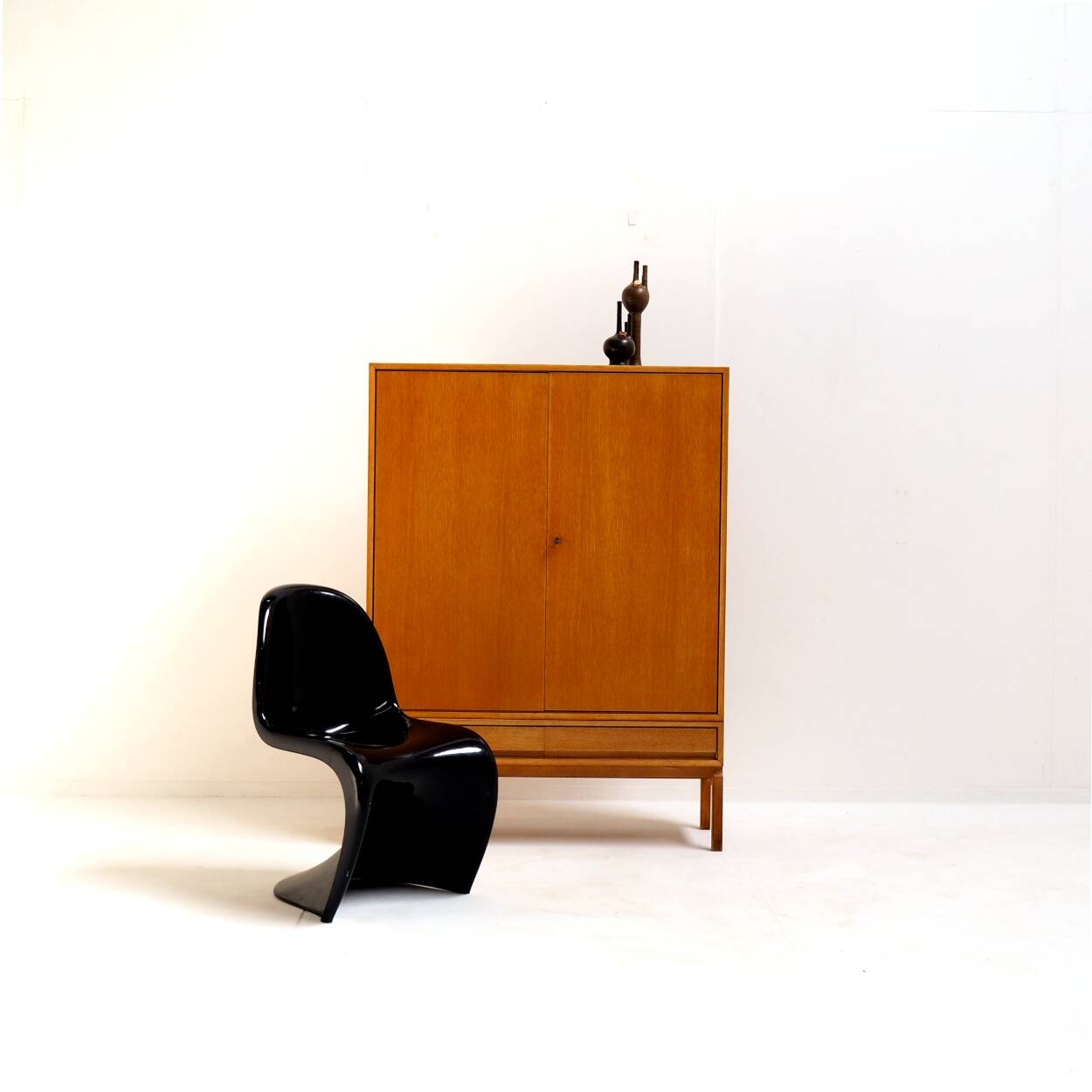 Ikea ‘mtp’ wardrobe by marian grabinski for ikea, 1963, natural oak