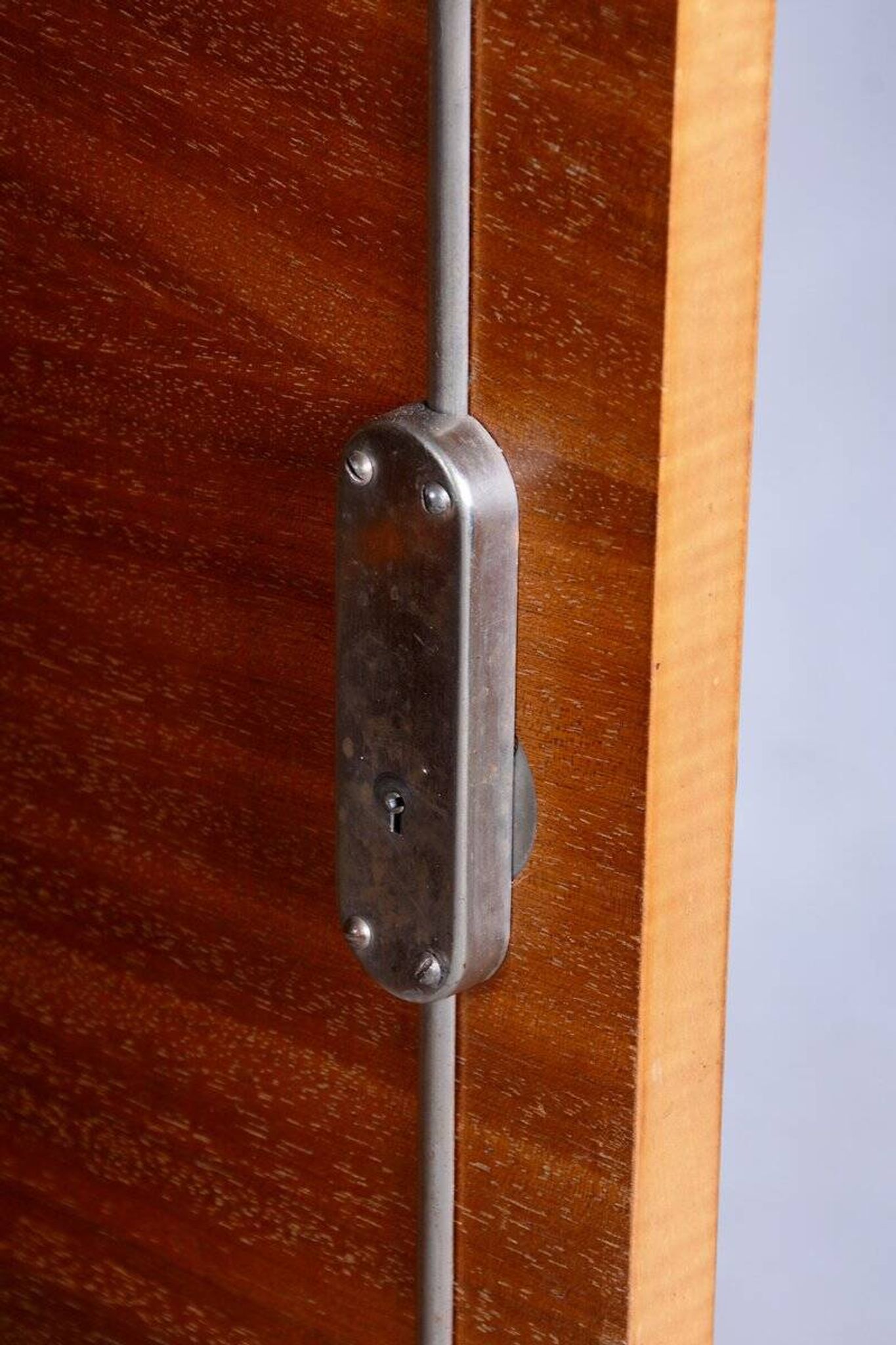 Art Deco Maple Wardrobe by J. Halabala for Up Zavody, Czech, 1930s