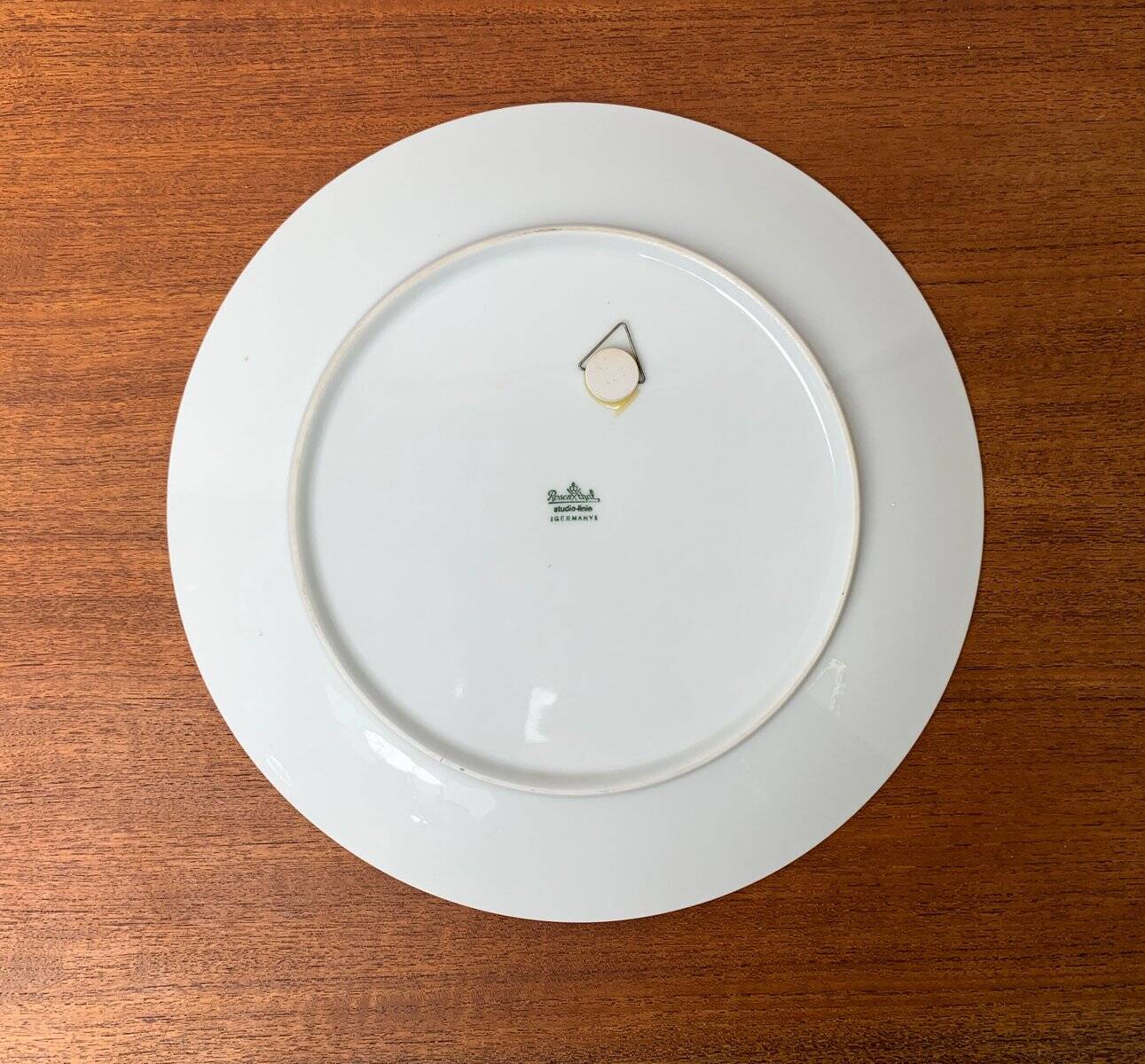 Vintage German peacock wall plate by Bjørn Wiinblad for Rosenthal, 1970s.
