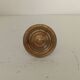 Empire furniture knob in gilded brass, 19th century.